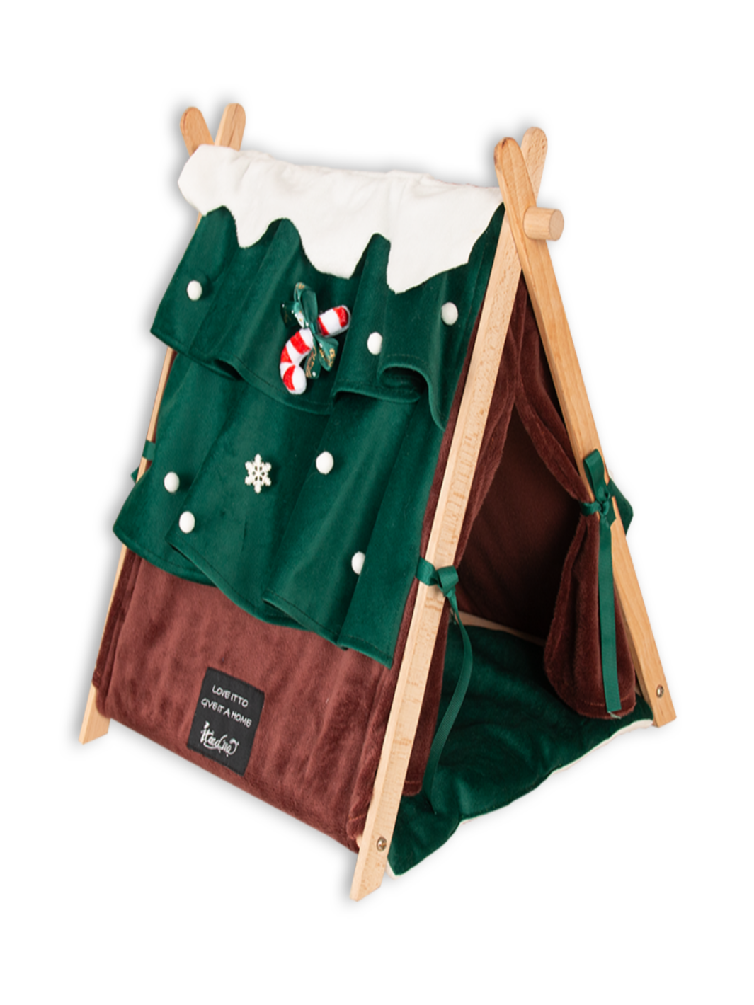 Small Pet Nest for Sleeping, Four Seasons Semi-Closed Luxury Sleep Nest, Suitable for Small and Medium Pets, Warm Home