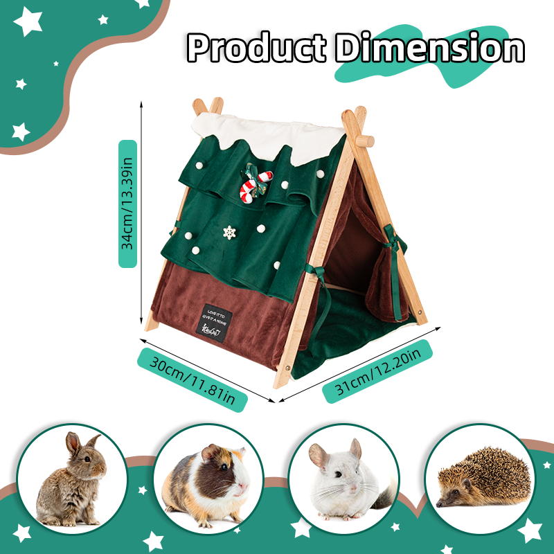 Small Pet Nest for Sleeping, Four Seasons Semi-Closed Luxury Sleep Nest, Suitable for Small and Medium Pets, Warm Home